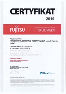Nowech - Certyfikat Fujitsu