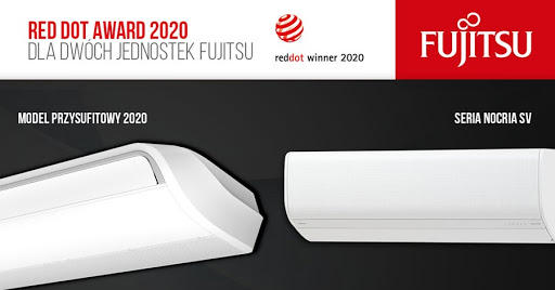 Stylowe klimatyzatory Fujitsu z prestiżową nagrodą „Red Dot Award 2020”